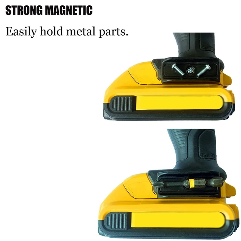 Magnetyczny klucz klucz udarowy do uchwyt głowicy wsadowego nadający się do wiertarek udarowych 10.8V 14.4V 18V do uchwytu na narzędzia Dewalt, 1 szt.