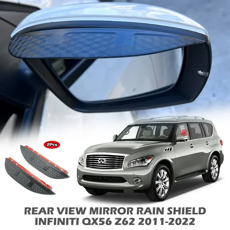 

For INFINITI QX56 Leaf Rear view mirror rain shield,Rear view mirror for rain protection