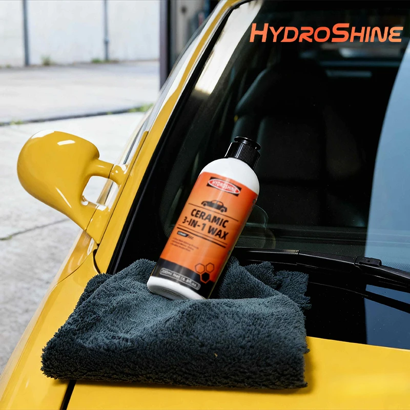 Hydroshine Car Ceramic 3-In-1 Wax Coating Protection Ceramic Polish Waterless Long-Lasting High-Gloss Wash Quick Detailer