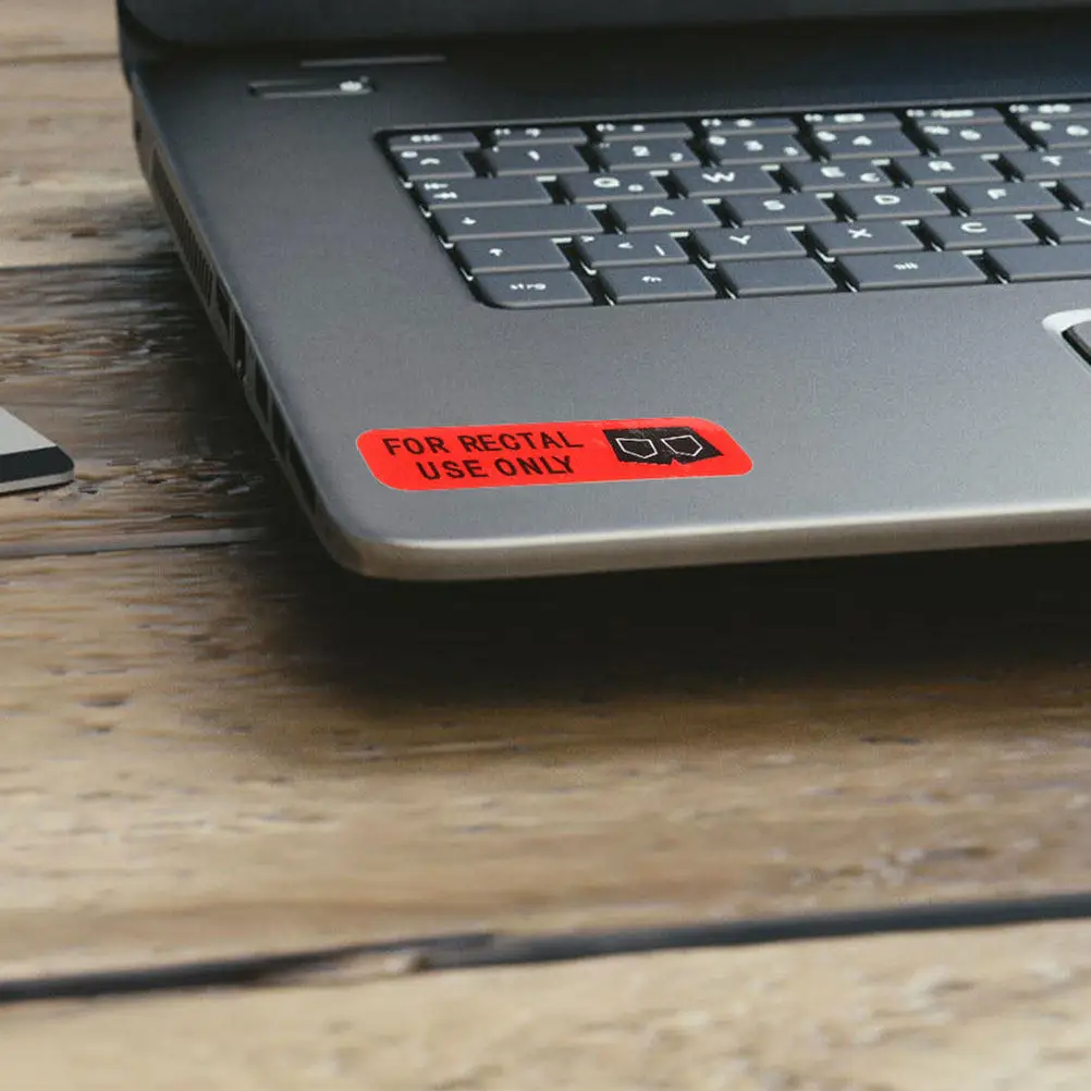 

2 Rolls Rectal Use Only Stickers Waterproof Strong Adhesion Funny Prank Decals for Adults Party Supplies Humor Labels Rectal Use