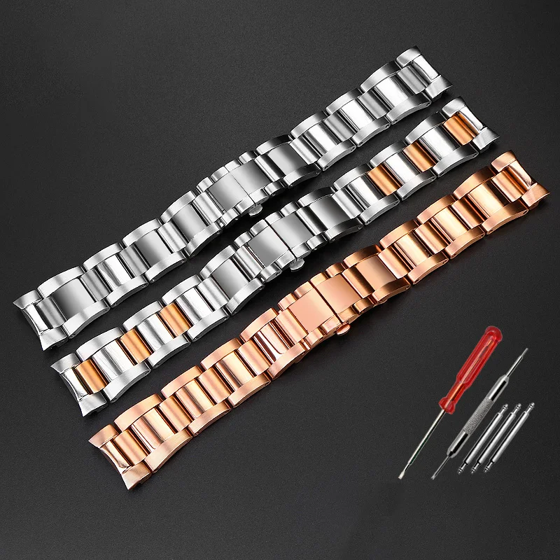 23-ミリメートル高品質ステンレス鋼時計バンドカルティエ-w7100037-w7100041-7100015-シリーズ-metalc-時計ブレスレット男性時計ストラップ
