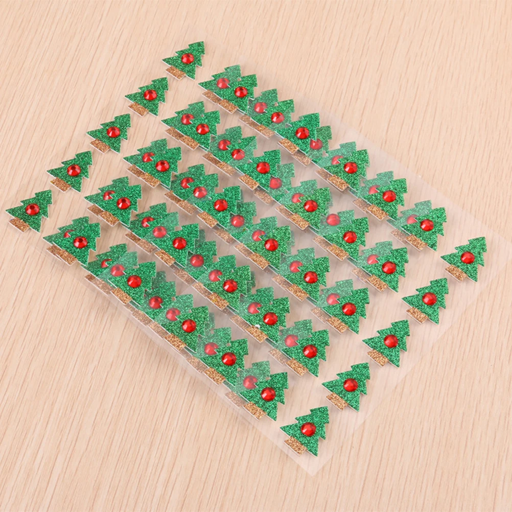 

10 Sheets/pack Sticker Christmas Decor Decorations Tree Decorative