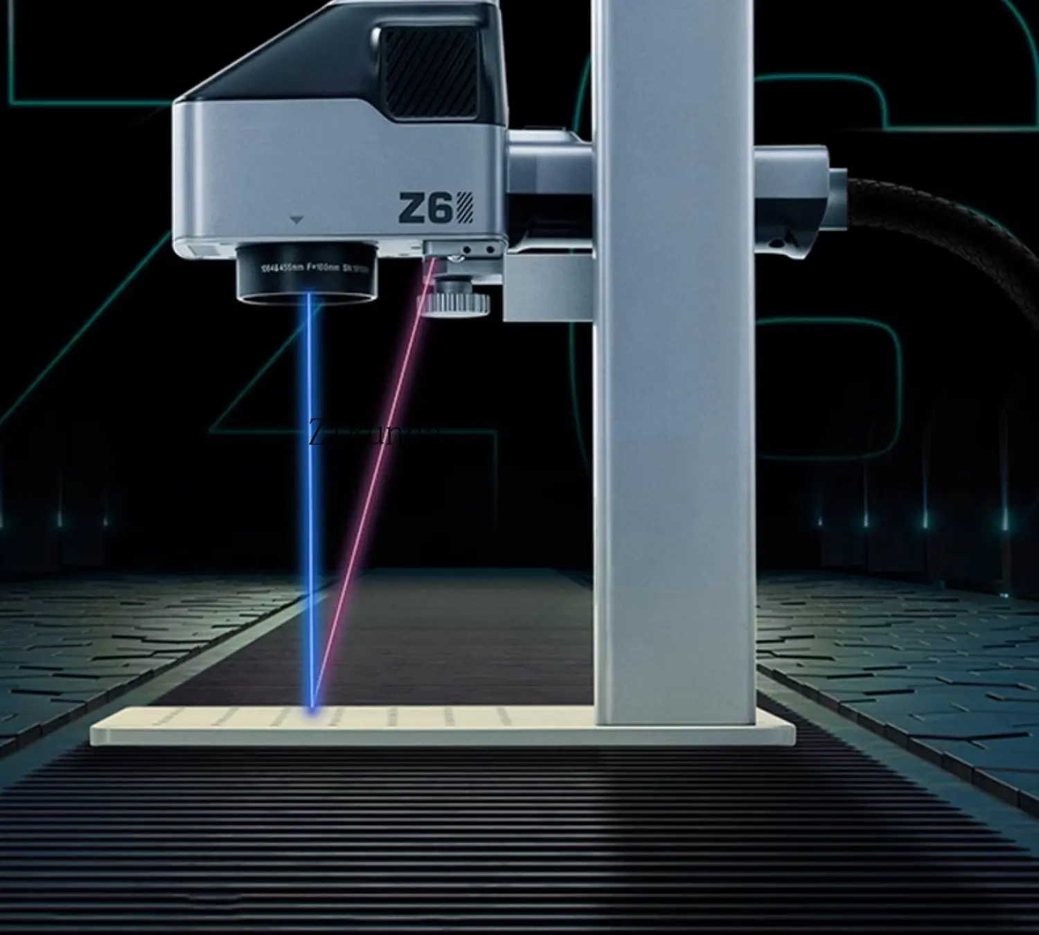 Macchina per incisione Laser doppia luce macchina per marcatura da 20 watt macchina per incisione automatica portatile in metallo