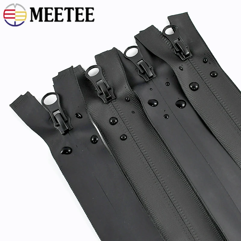 

1-5Pcs Nylon Waterproof Zippers 15-100cm Close/Open-End Zipper Down Invisible Zips Jacket Garment Zip Repair Kits Accessories