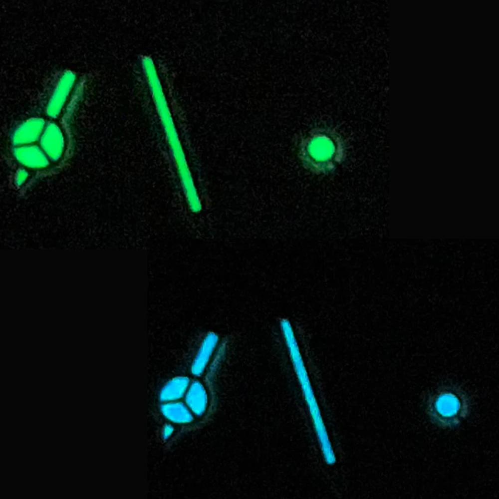 Watch Hands Silver Green BlueGree Luminous Fit NH35 NH36 ETA 2824 2836 Miyota 8215 8205 821A DG2813 3804 Automatic Movement