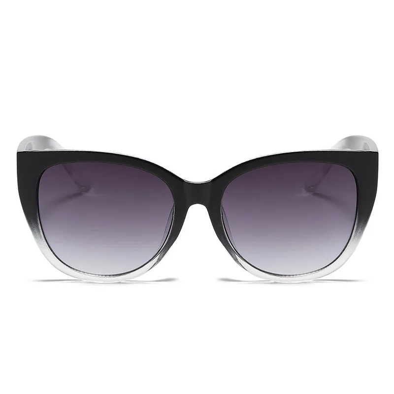 

1PCS Cat's Eye Large Frame Plastic Gradient Color Sunglasses Men's and Women's Trendy Fashion Ins Style Sunshade Sunglasses