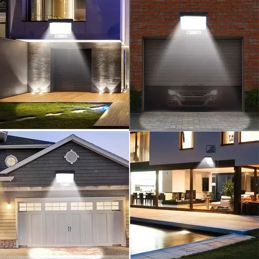 Zonne-Energie Wandlamp Split Led Solar Licht 3 Mode Bewegingssensor Met Afstandsbediening Buiten Waterdichte Tuin Straatgaragelamp