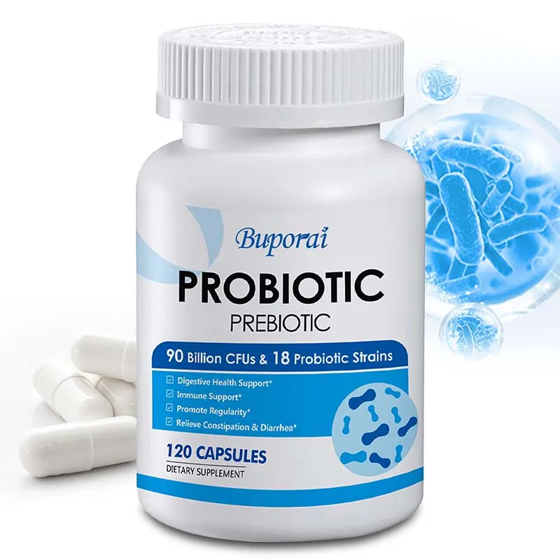 

Пробиотики 90 миллиардов CFU - пищевая добавка для женщин и мужчин, иммунитет, пищеварение, здоровье Gut, 30/60/120 капсул