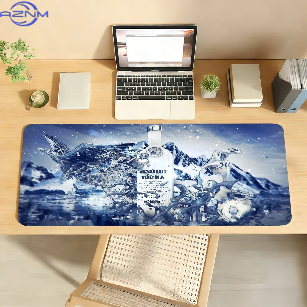 Alfombrilla de ratón A-ABSOLUTes, alfombrilla antideslizante para escritorio, accesorios para PC y portátil, teclado de goma par