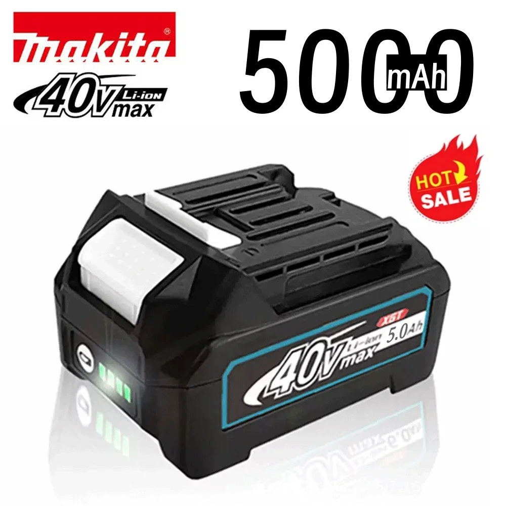 

Lithium Ion Makita 40V MAX XGT Battery 5.0AH/5000mAh Original Battery BL4020 BL4025 BL4040 BL4050 BL4080