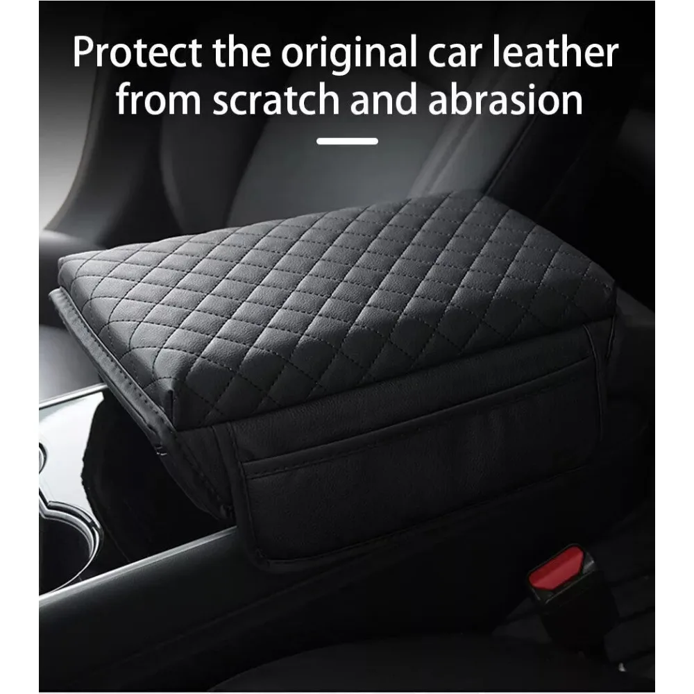 Car Armrest Cushion Center Console Box Pad Non Slip Mat Auto Accessories