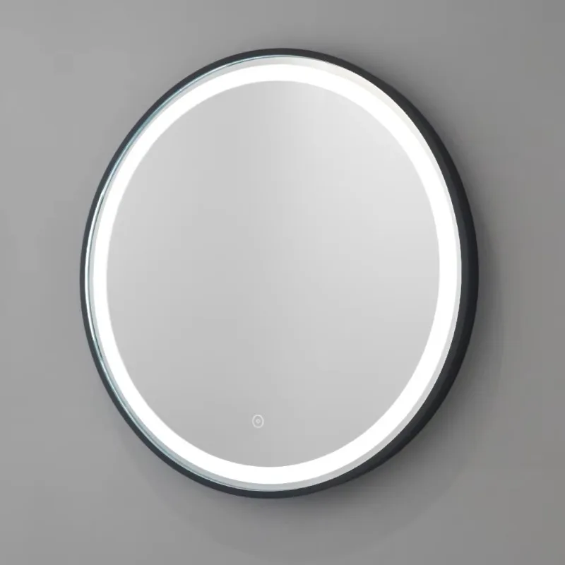 

[Горячая распродажа] большое зеркало для ванной комнаты, круглое светодиодное зеркало с регулируемой цветовой температурой