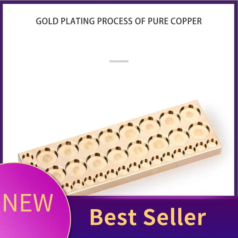 ABLU-Copper Watch Accessory Storage Box Multifunctional Tiny Screw Classification Storage Plate For Watch Repair Tool