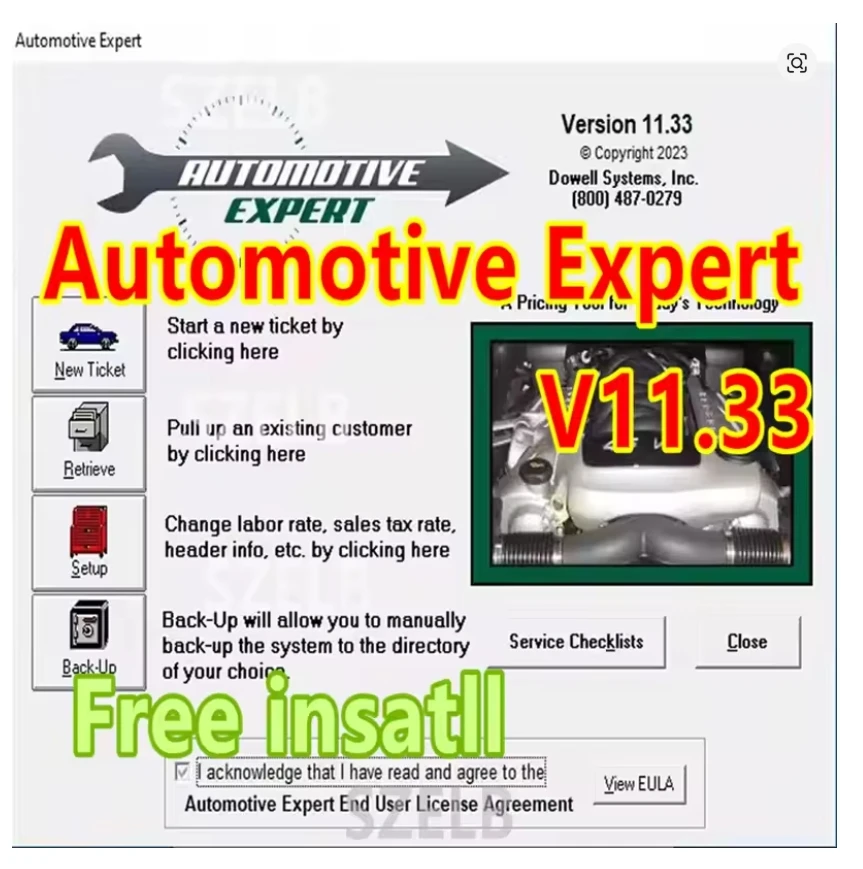 

Newest V11.33 Automotive Expert 2023 Management Software+ TIME unexpire patch with Crack for unlimited install free help install