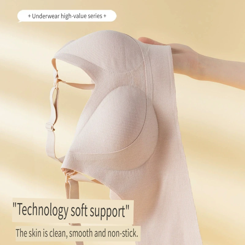 Breathable Front Open Nursing Bra Maternity Underwear Pregnancy Bra Full Cup Wireless Comfortable Breastfeeding Bra