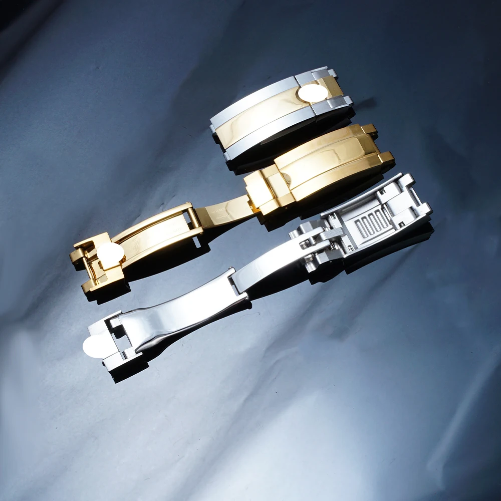 16 mm 18 mm Metall-Uhrenarmband-Verschluss für Rolex Daytona SUBMARINER GMT Yacht-Master Uhren, Schnalle, Herren-Zubehör, Metallknopf