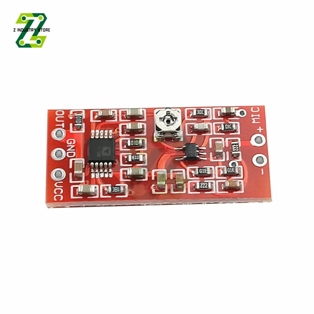 DC3 ~ 5V MAX4466 Electret ميكروفون وحدة مكبر للصوت إشارة الصوت مجلس مكبر للصوت مع SSM2167 ضاغط صوت