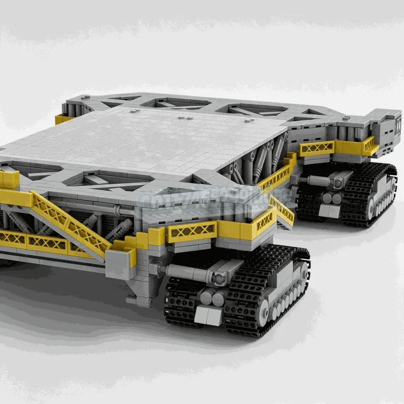 2561PCS Space Launch Crawler Transport Vehicle Building Blocks Technical Tracked Platform Model DIY Assembly Creative Gifts Toy