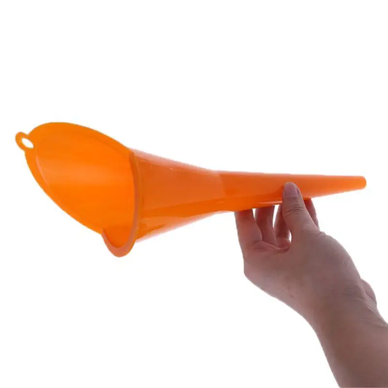 781E Multipurpose Long Stem Plastic Funnel for Cars Gas Tanks Engine Oil Water Liquid
