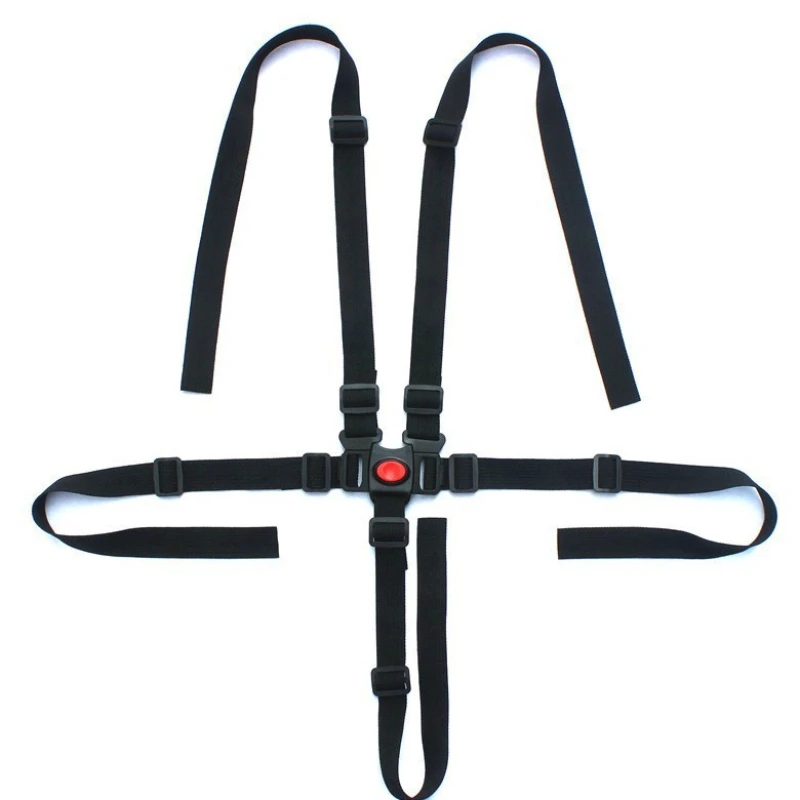 5-Point Webbing 3-point Fixed Strap Children's Dining Chair Accessories Baby Stroller With Seat Straps