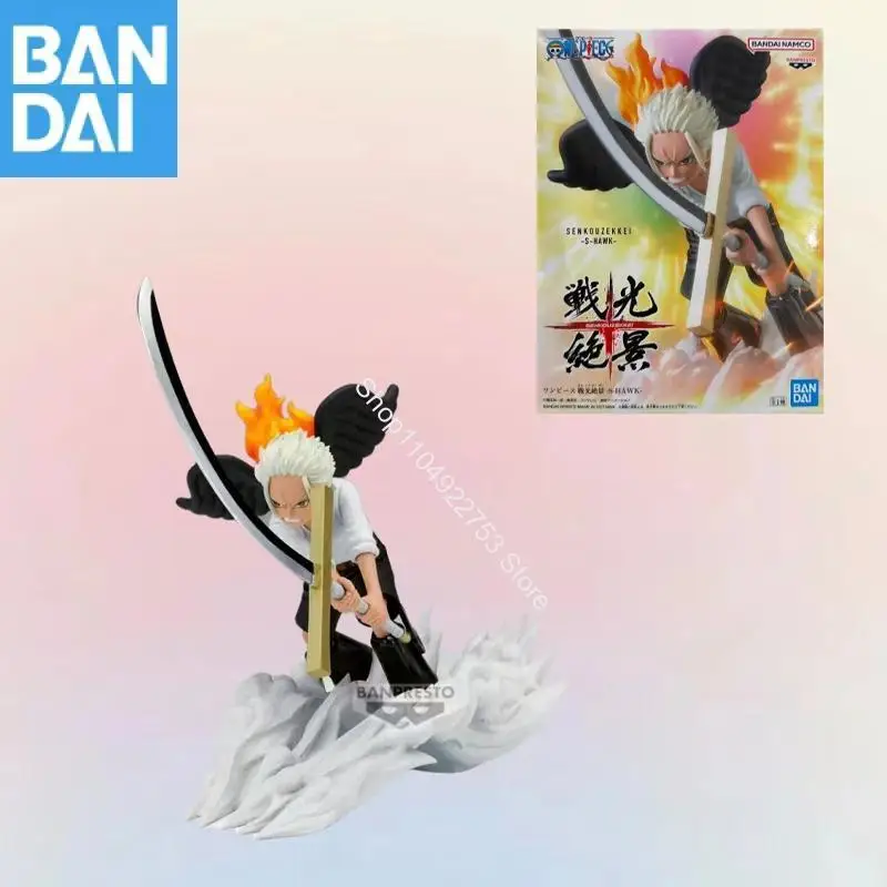 

Genuine BANDAI NAMCO BANPRESTO ONE PIECE SENKOUZEKKEI S-Hawk PVC 15cm Anime Figure Model in stock Desktop ornament Festival Gift