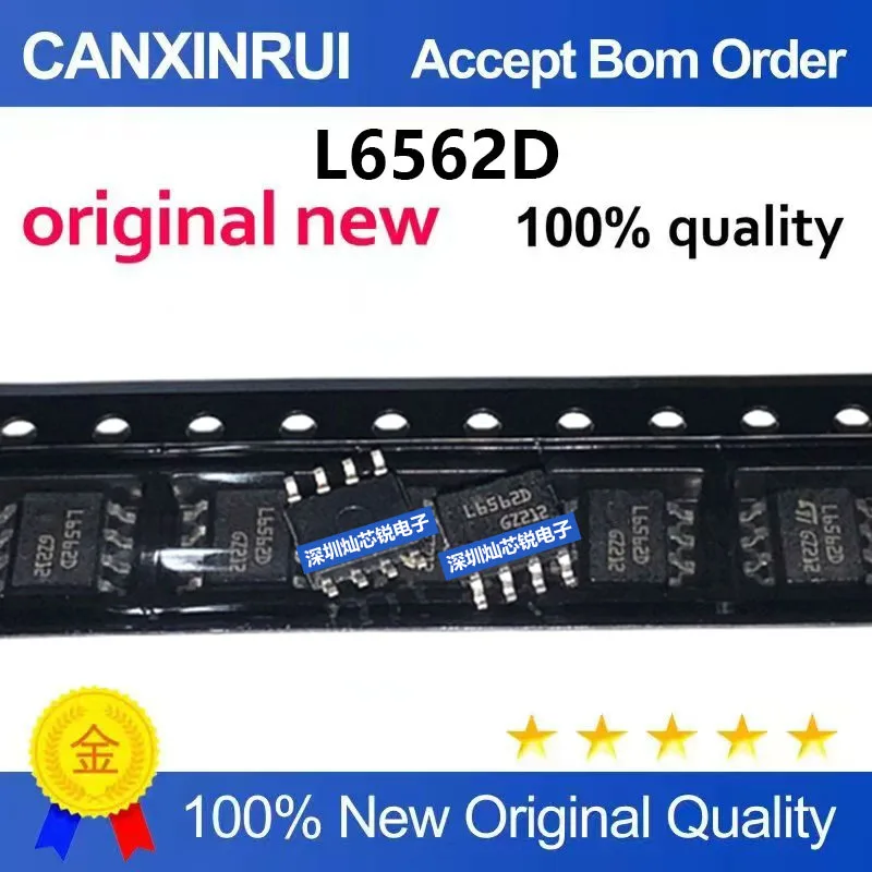 (5-100pieces)Brand New Original L6562D L6562DTR SMD SOP8 LCD Power Management Integrated Circuit