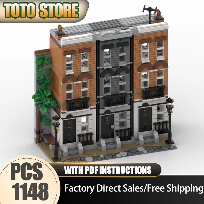 

Модель фильма Moc Building Bricks Diagon Alley: 12 Grimmauld Place Модель Технология Модульные блоки Игрушки DIY Сборочный набор Подарки