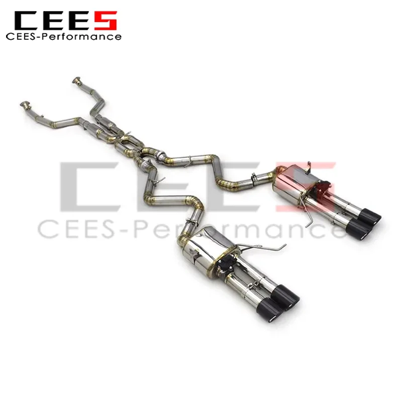 CEES High Performance Titanium Exhaust System Assembly for BMW M3 E90/E92/E93 4.0L 2008-2013 Valvetronic Catback Exhaust Pipes