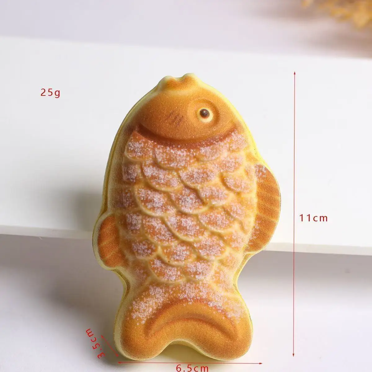 1 Stück Hochwertiges Neues Quetsch-Spielzeug mit Langsamer Rückfederung, Taiyaki-Brot-Modell, Stressabbau-Spielzeug, Geschenk