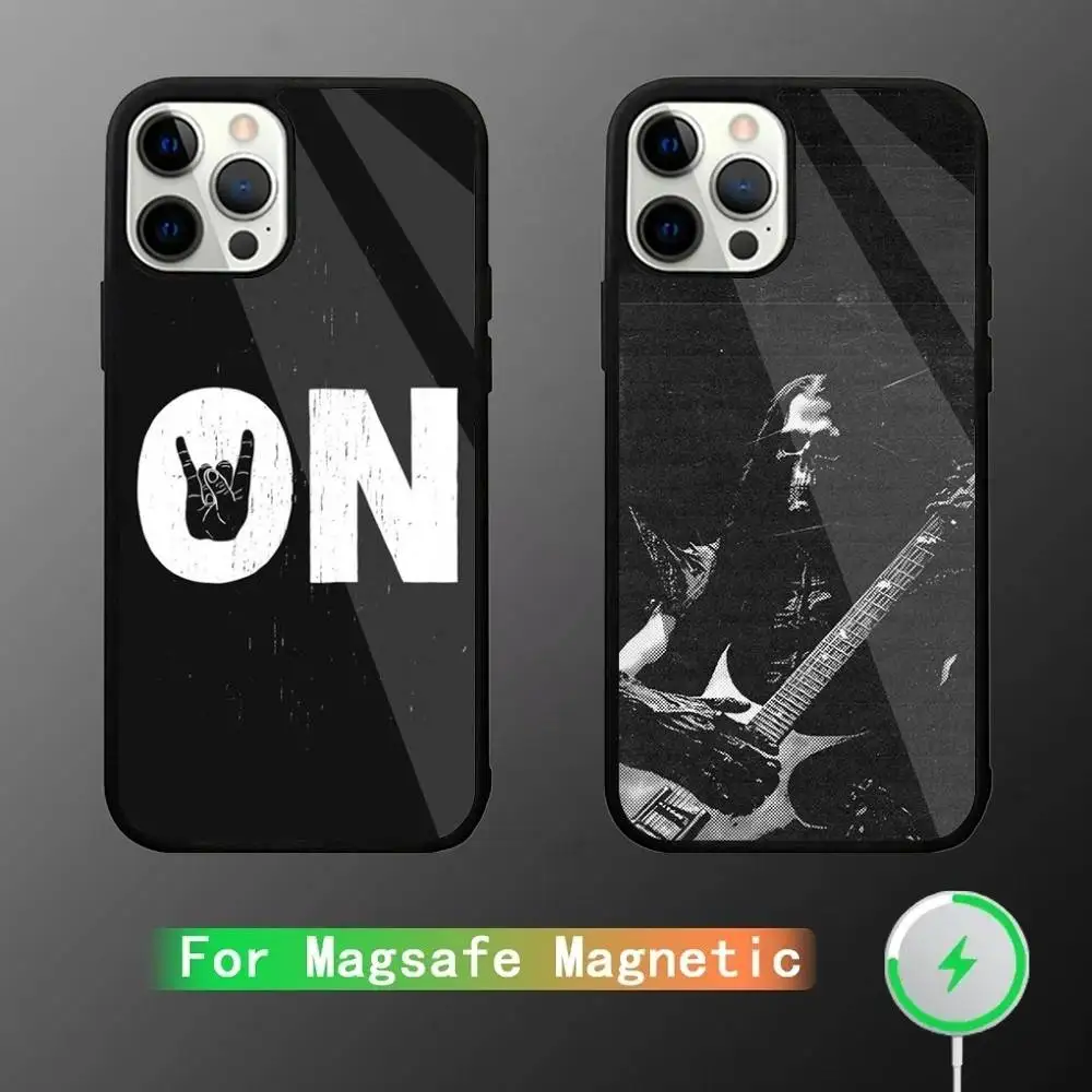 

B-Black M-MetalS Phone Case For iPhone 17,16,15,14,13,12,11,Pro,Max,Plus,Mini,SE4,E Magnetic Magsafe Wireless Charging