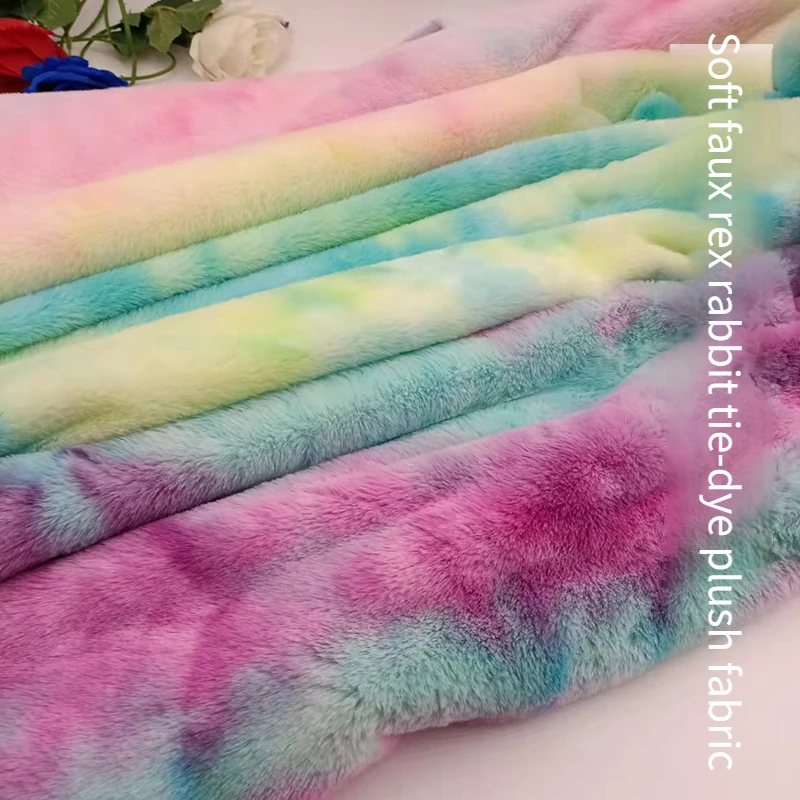 

Плюшевая ткань из искусственного кролика рекс на метр для рукоделия, шарфа, куклы, ковры, шитье своими руками, гладкое мягкое украшение, текстильная ткань