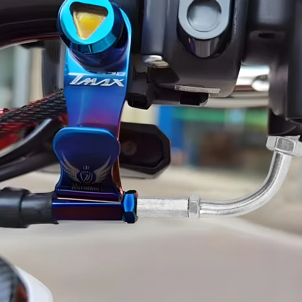 90° Bend Elbow Guide Tube Metal Carburetor Throttle Cable Adjuster Pipe for Motorcycle ATV Moped Scooter Modification Accessory