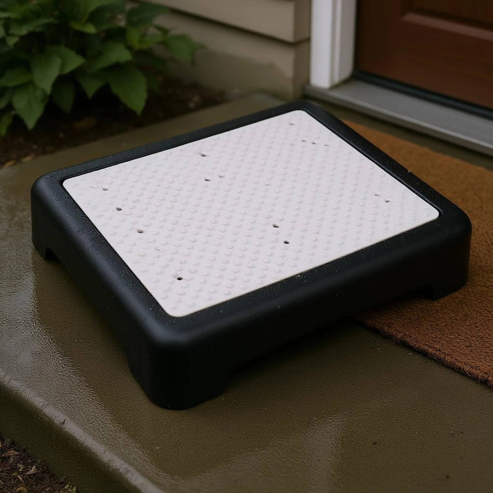 Outdoor Step Stool PP Anti-Slip Step Stool Heavy Duty Stable Base for Stairs