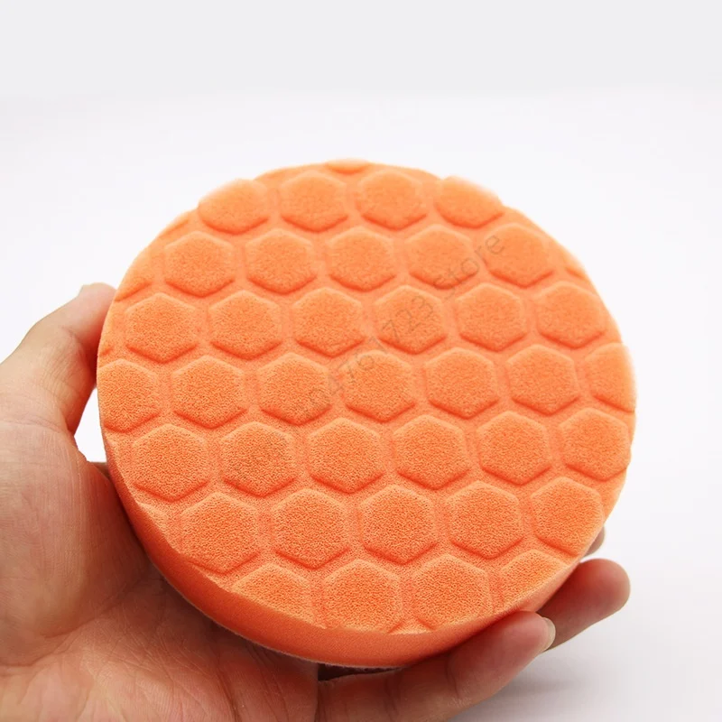 5Pcs Car Polishing Pads 3/4/5/6/7 Inch Sponge Polisher Clean Waxing Pad Auto Paint Maintenance Care Buffing Cleaning Tool