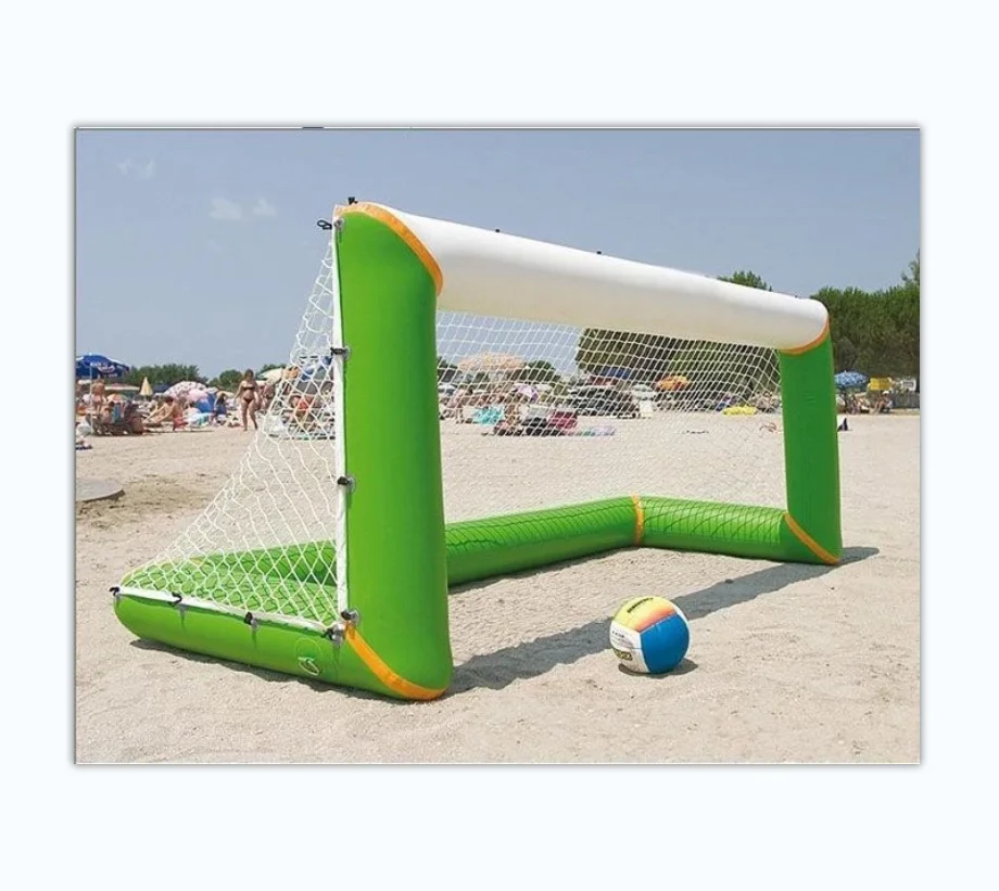 2020 inflatable football/ Soccer Goal for Float Set Pool Goal Water Polo Game Inflatable Swimming Pool Toy