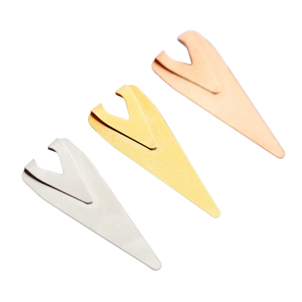 

6Pcs Metal Bookmark Retro Simple Hollow Pointer Mini Creative Bookmarks for DIY Projects Wedding Souvenirs Gifts