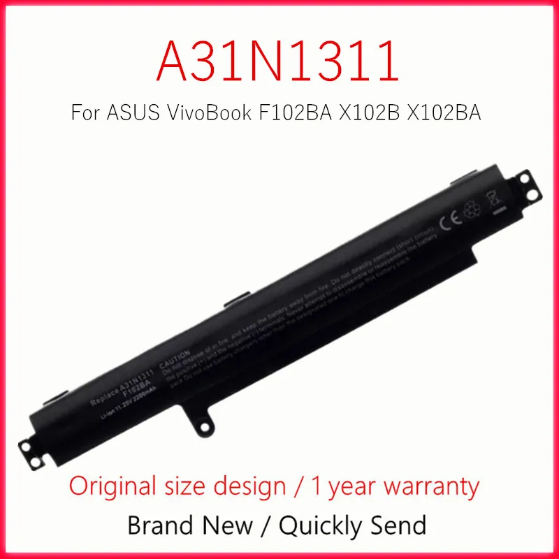 

Laptop Battery For ASUS VivoBook F102BA X102B X102BA Series A31N1311 0B110-00260000