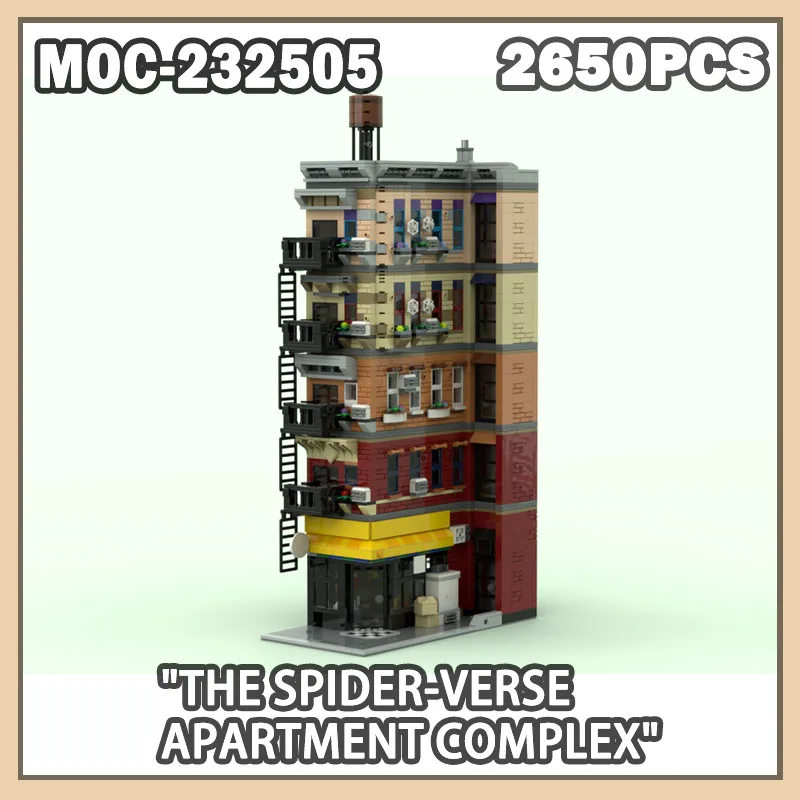 MOC-232505 Building Blocks City Street View Series Model Creative Toys Kids Adult Christmas Gifts Desktop Decoration Brick 2650P