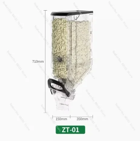 Wall mounted gravity bin food dispenser candy dispenser and Candy Vending Machine for sweet bulk cereal nut grain