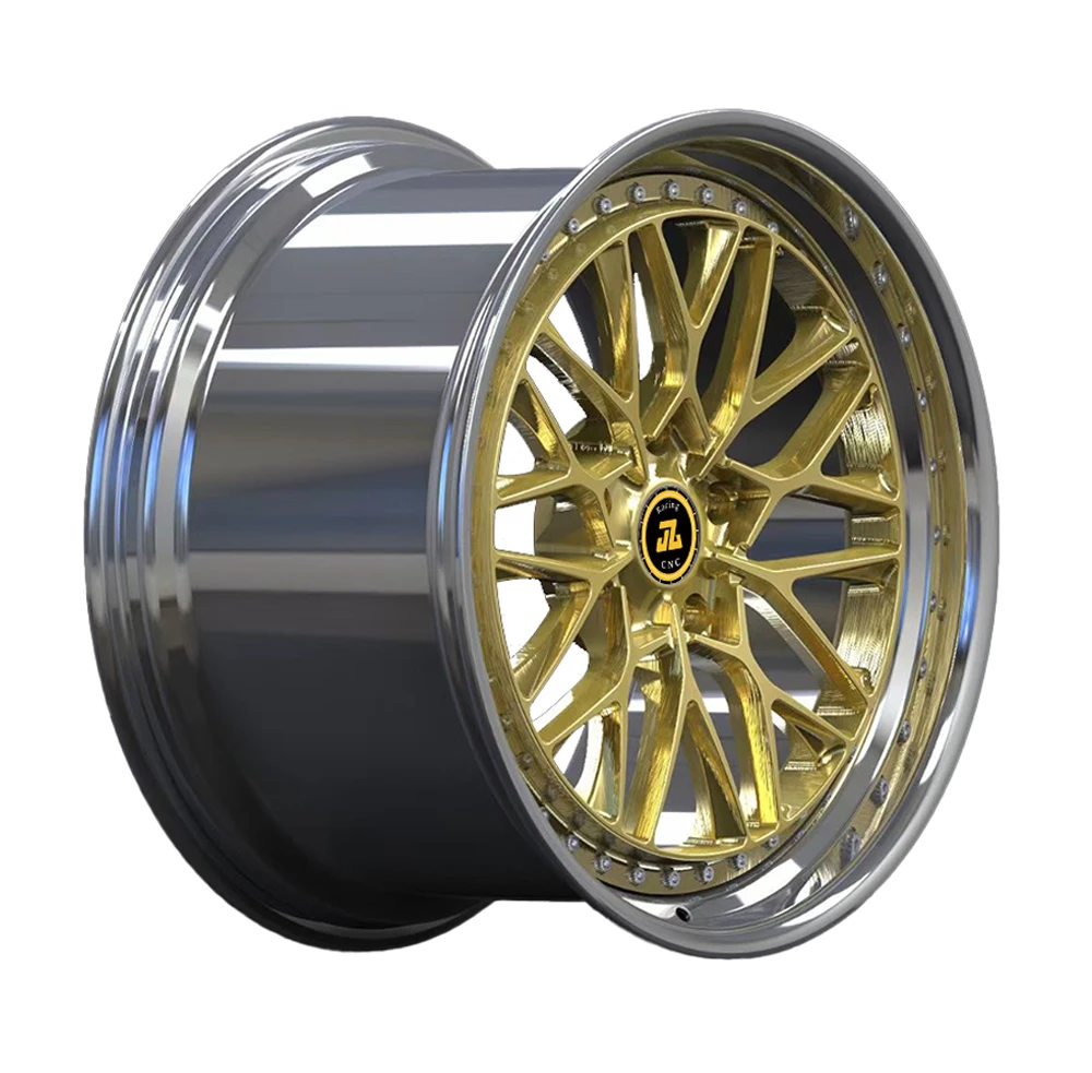 

Custom Forged Wheels 5x112 5x114.3 5x120 Rims 2 Piece Full Size 16-26 Inch Chrome Forged Wheel