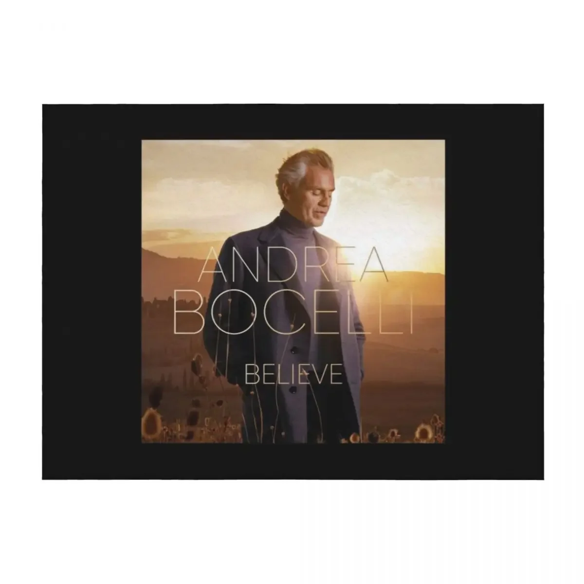 

Andrea Bocelli Throw Blanket Soft Beautifuls Quilt Cute Plaid Blankets