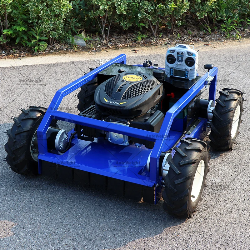 High Quality 500mm Remote Control Lawn Mower Robot Features Folding Handle Cordless Mower