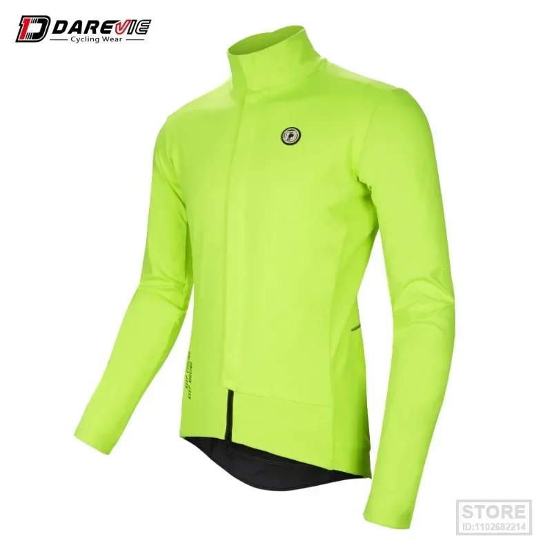 

DAREVIE Cycling Man Jacket 10mm Water Resistant Windproof Keep Warm Thermal Softshell Winter For 5~15℃ Not Breathable