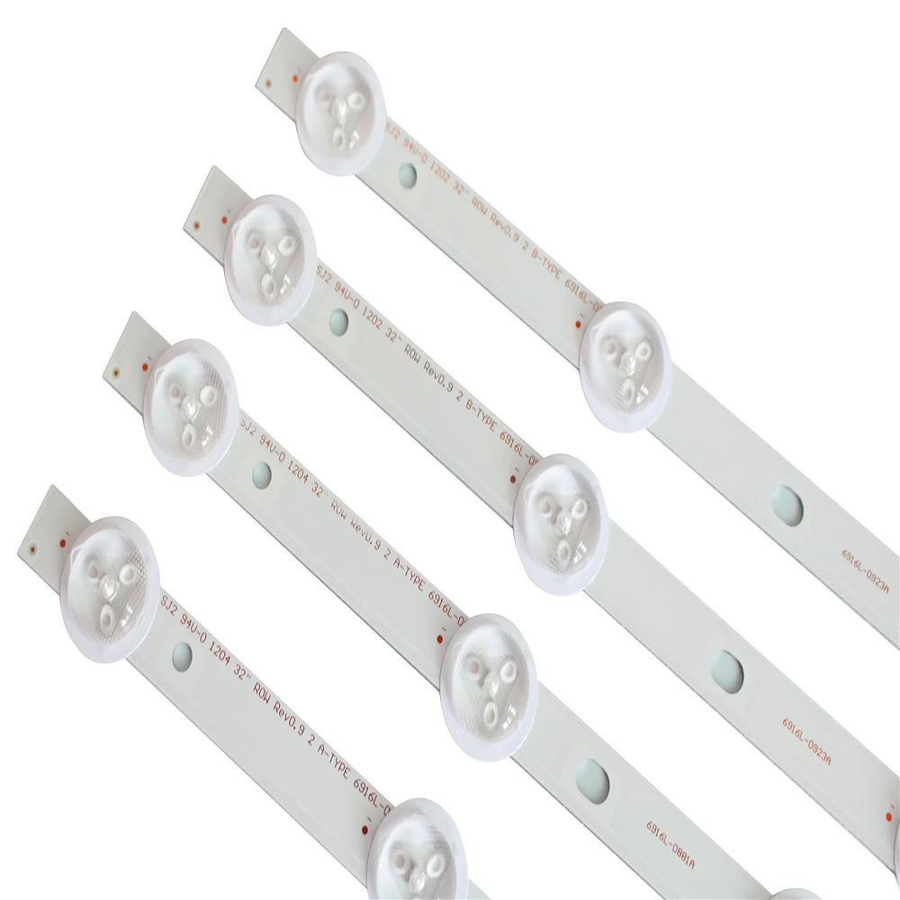 (New Kit)4 Pieces/Set LED 、Strip for Tiras TV 32LM3400 32LS3400 6916L-0923A 6916L-0881A 6916L-1030A 6916L-1031A