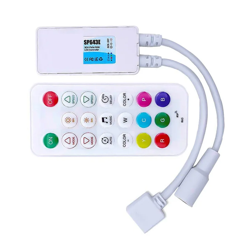

B29C-SP643E DC 24V PWM 2.4G RF Remote LED Controller Bluetooth For DIM CCT RGB RGBW RGBCCT LED Strip