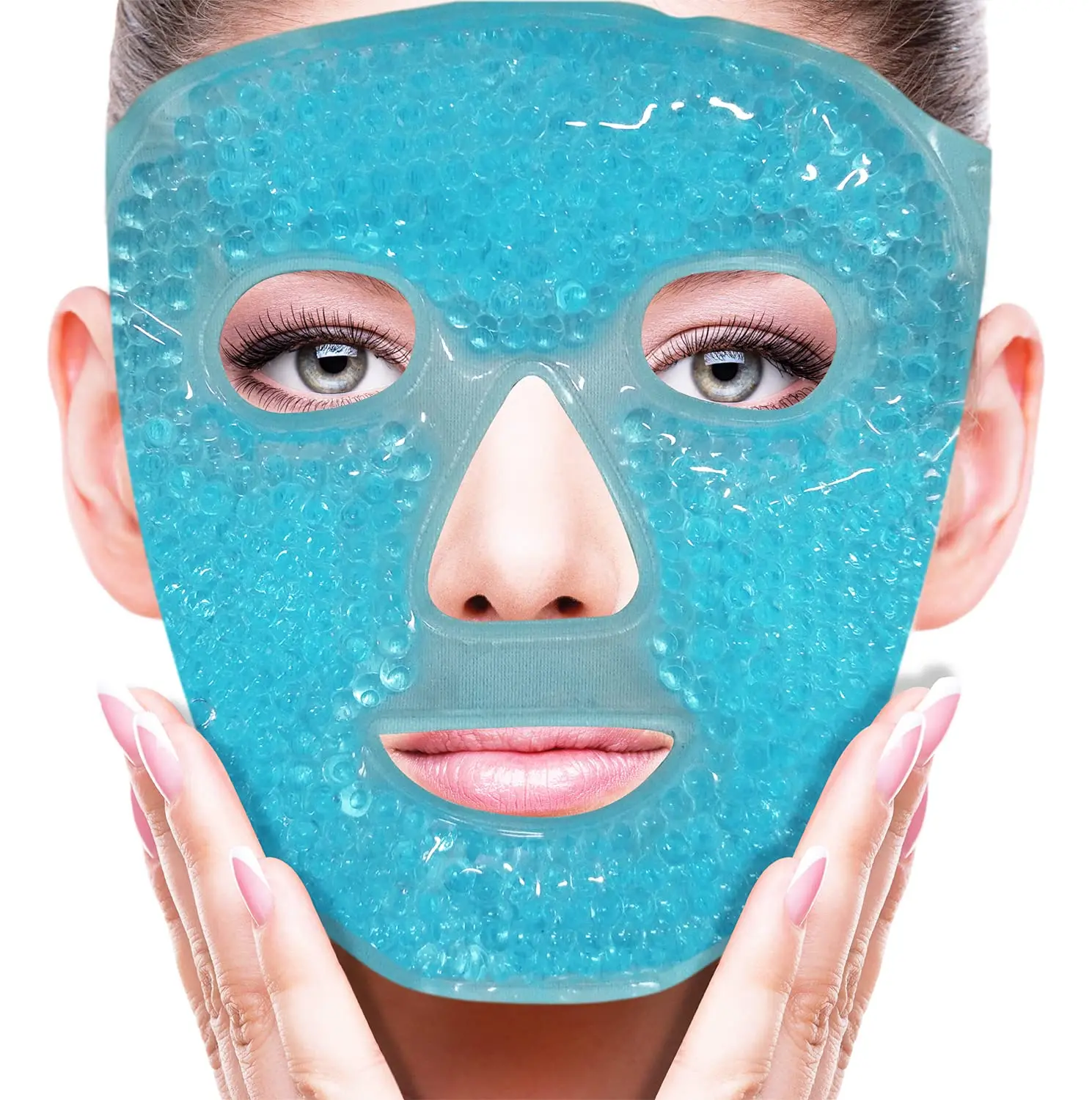 Cold Face Eye Mask Ice Pack Reduce Face Puff Dark Hot Heat Cold Compress Pack Face SPA for Skin Care Post Laser Care