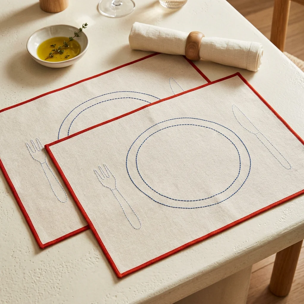 Embroidery Kitchen - 2026 Novo Conjunto de 2 Jogo