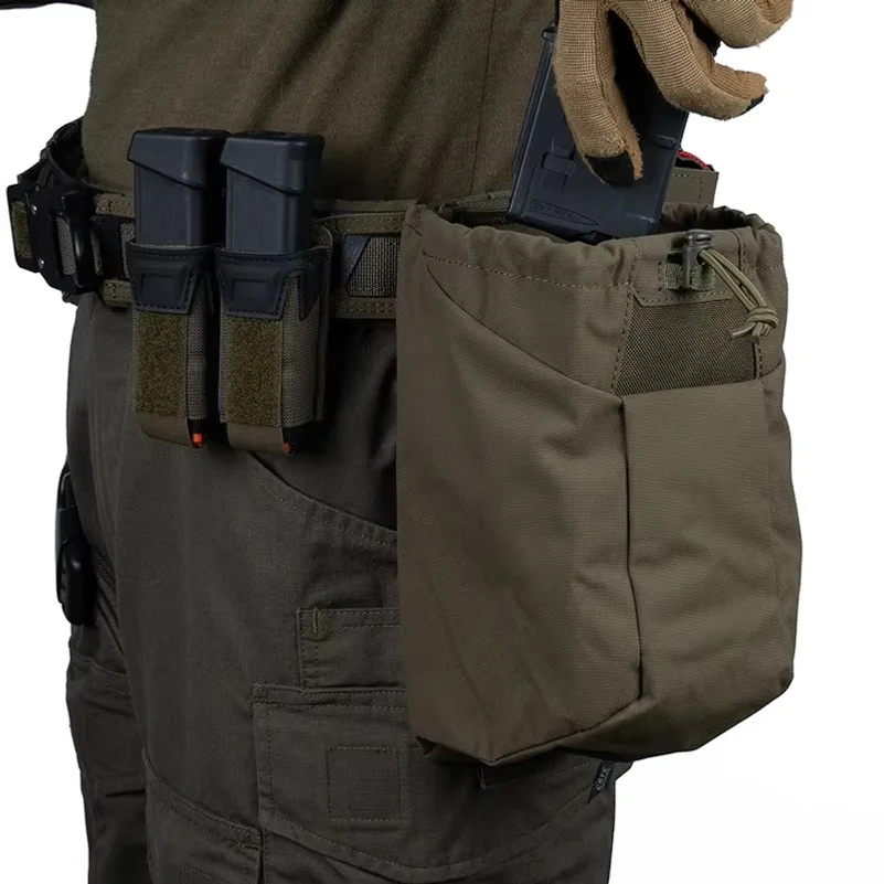 Tactical Recycling Pouch K Type Multi-Purpose Dump Bag Belt Accessories Outdoor Hunting Airsoft Training Gear