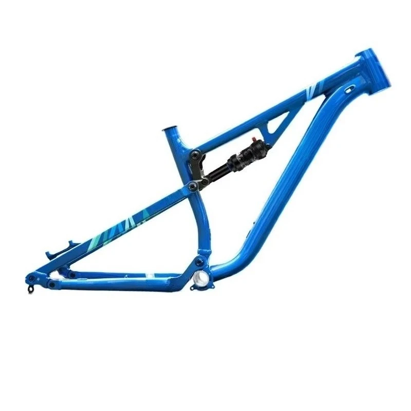 Aluminum 27.5 inch Mountain Bike Frame Shock Absorber Downhill Full Suspension Soft Tail Bike Frame
