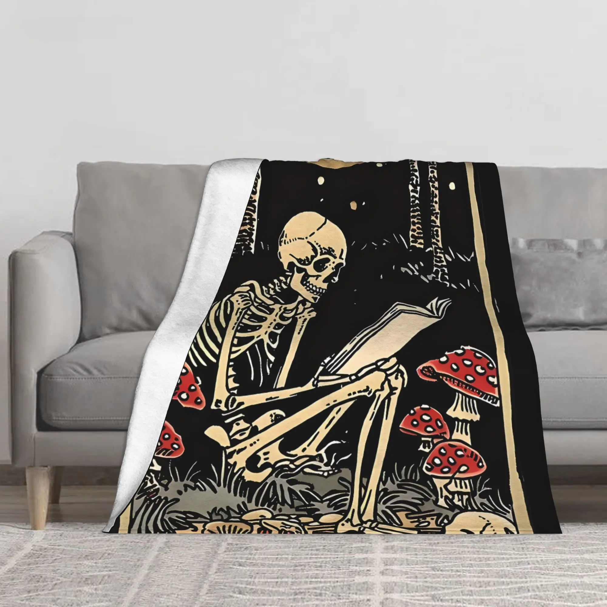 1PC The Reader Antique Tarot Blanket Throw Blanket Novelty Warm Blanket All Season Gift